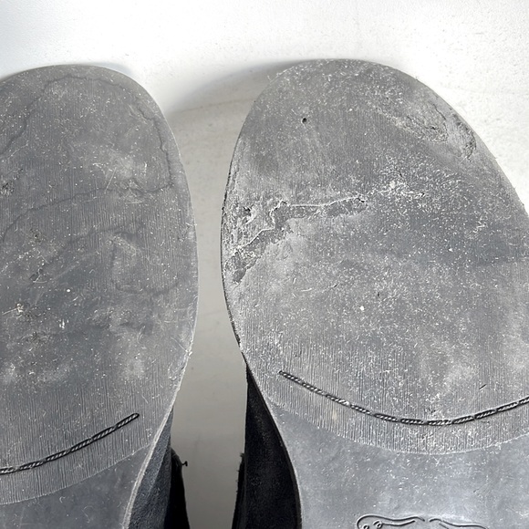 LUCKY BRAND DOSEY BOOTIES studded black suede - Picture 8 of 9